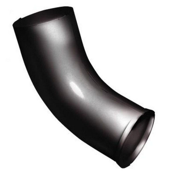 Водосток Grand Line 125x90 – Колено сливное RAL 9005 купить в Симферополe