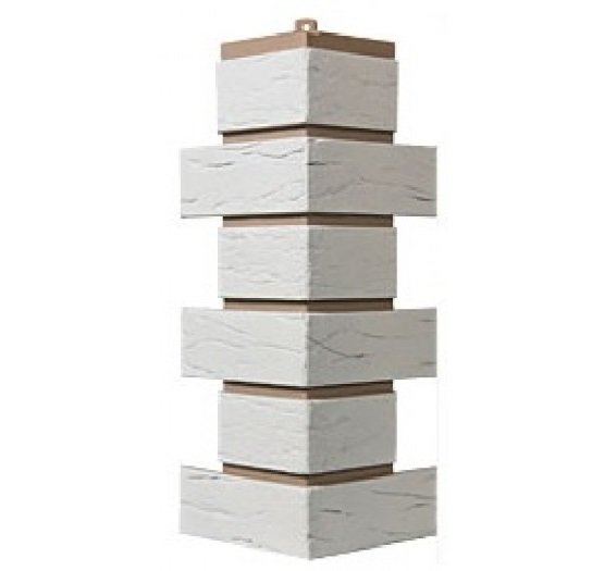 Угол T-Сайдинг-Кирпич Саман Белый купить в Симферополe