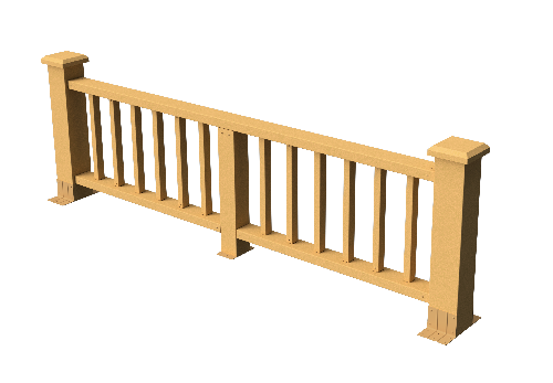 Ограждения декоративное ДПК GRINDERDECO Троя песчаник купить в Симферополe