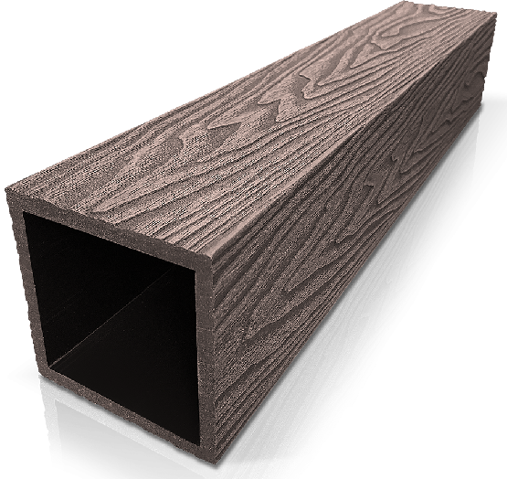 Столб ДПК 3D GardenParkett фактура дерева Венге купить в Симферополe