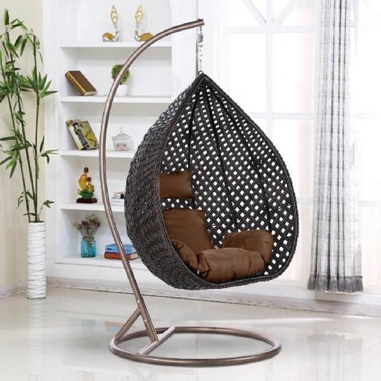 Кресло Подвесное из искусственного ротанга AFM-250B-L Brown купить в Симферополe