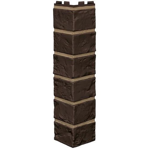 Угол наружный ТЕХНОНИКОЛЬ Оптима Кирпич Тёмно-коричневый купить в Симферополe