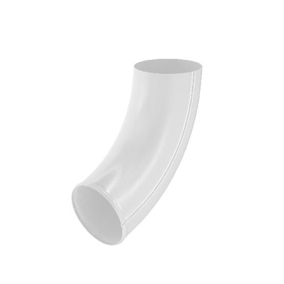 Водосток Aquasistem, система 125x90 - Отвод трубы RR 20 Белый купить в Симферополe