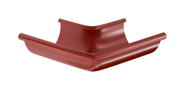 Водосток Aquasistem, система 150x100 - Угол желоба, наружный 90° RR 29 Бургундский купить в Симферополe