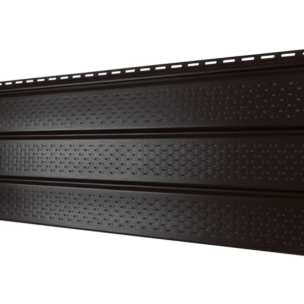 Софит Ю-Пласт PRO Классический с полной перфорацией, коричневый купить в Симферополe