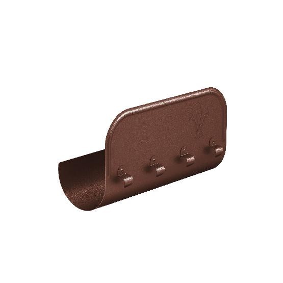 Водосток Aquasistem, Система 150/100 - Ограничитель перелива прямой RAL 8017 Коричневый matt купить в Симферополe