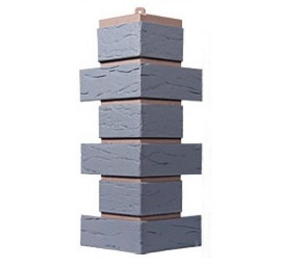 Угол T-Сайдинг-Кирпич Саман Серый купить в Симферополe