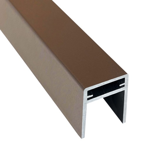 П-профиль Алюминиевый EasyDecking 35x25 Венге купить в Симферополe