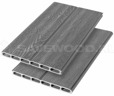 Грядочная доска ДПК 3D Savewood SW Laurus пепельный