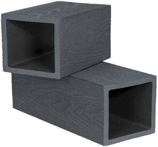 Столб опорный Polivan SINGARAJA 3D фактура дерева, чёрный купить в Симферополe