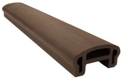 Перила вехнее фигурное Woodvex Select Темно - Коричневый купить в Симферополe