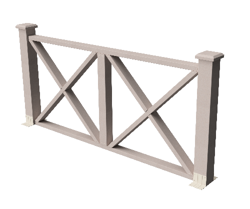 Ограждения декоративное ДПК GRINDERDECO Тауэр выбеленый дуб купить в Симферополe