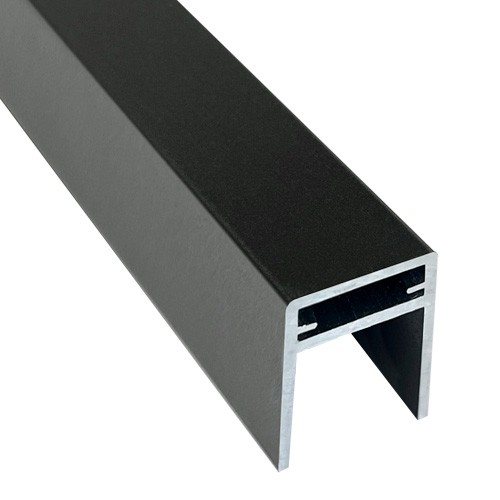 П-профиль Алюминиевый EasyDecking 35x25 Черное дерево купить в Симферополe