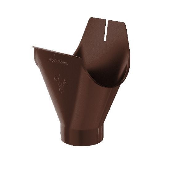 Водосток Aquasistem, система 125x90 - Воронка желоба RAL 8017 Коричневый купить в Симферополe