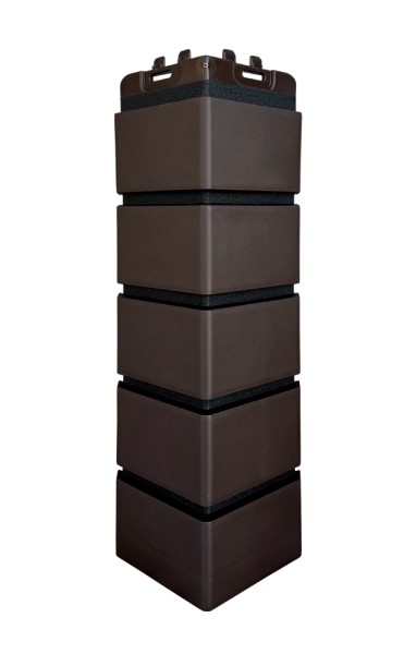 Угол Grand Line клинкерный кирпич ПРЕМИУМ Шоколадный (шов RAL 9005) купить в Симферополe