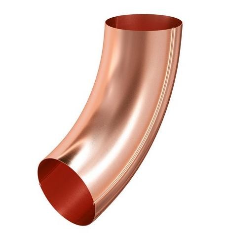 Водосток Aquasistem, система 125x90 - Колено трубы универсальное медное купить в Симферополe