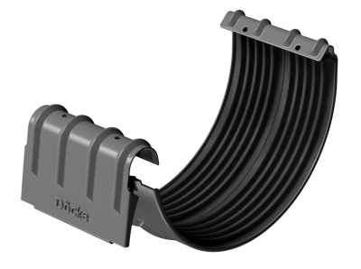 Соединитель желобов D125 Döcke STAL PREMIUM Графит, (RAL 7024)