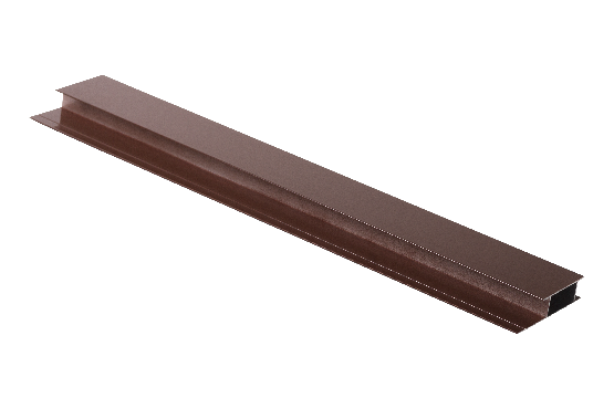 Профиль стыковочный, алюминиевый, бурый купить в Симферополe