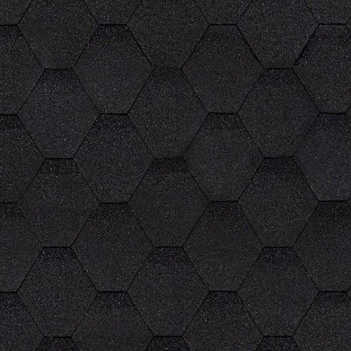 Гибкая черепица Shinglas, коллекция Оптима – Чёрный купить в Симферополe