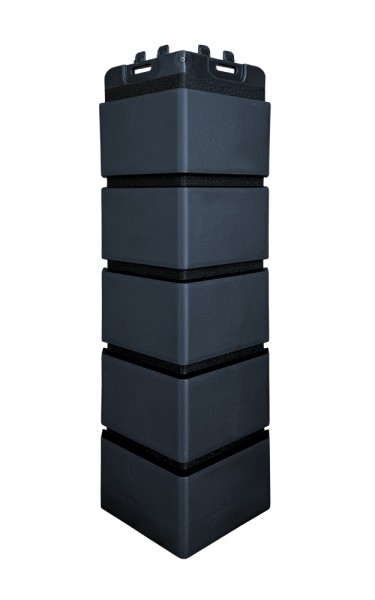 Угол Grand Line клинкерный кирпич ПРЕМИУМ Графит (шов RAL 9005) купить в Симферополe