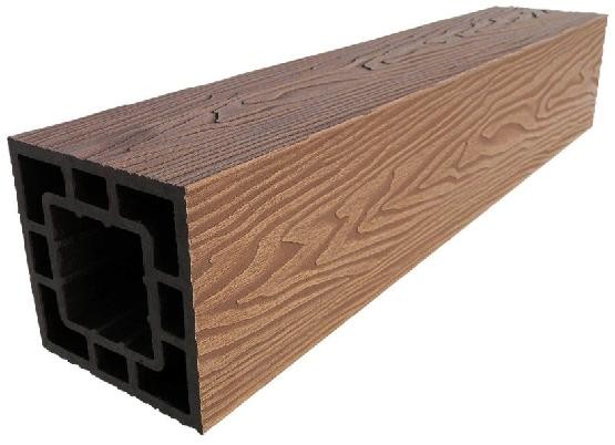 Столб опорный ДПК 3D GardenParkett фактура дерева Светло-коричневый купить в Симферополe