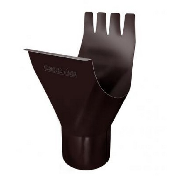 Водосток Grand Line 125x90 – Воронка желоба RAL 8017 купить в Симферополe