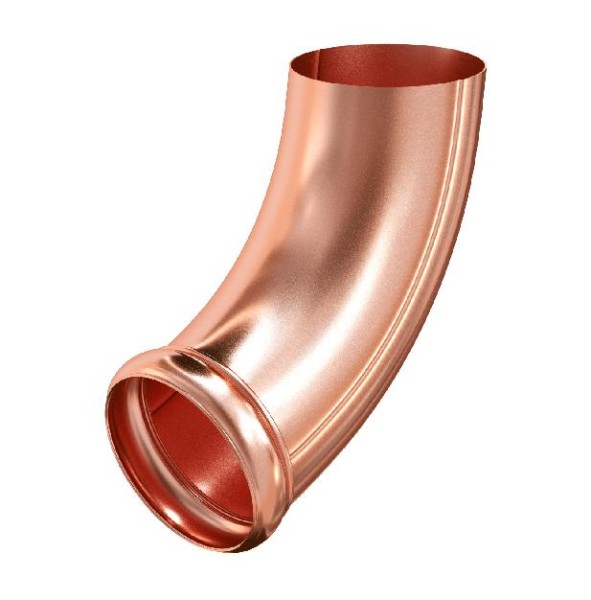 Водосток Aquasistem, система 125x90 - Отвод трубы декоративный медный купить в Симферополe