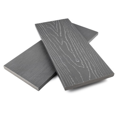 Заборная доска ДПК NanoWood Nature 3D полнотелая Серый