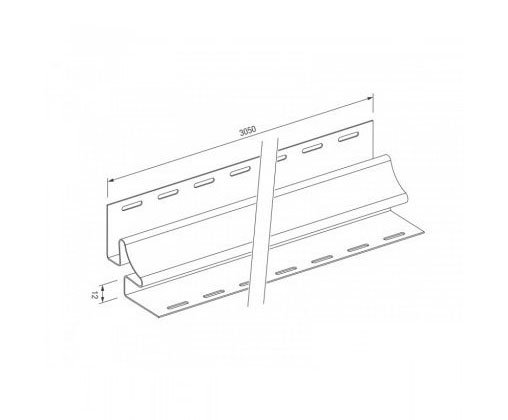Внутренний угол для винилового сайдинга VOX STANDART купить в Симферополe