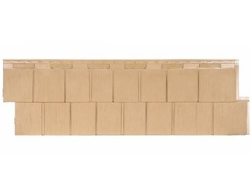 Фасадная панель T-Сайдинг-Щепа пихта ЭКО-1 Бежевый купить в Симферополe
