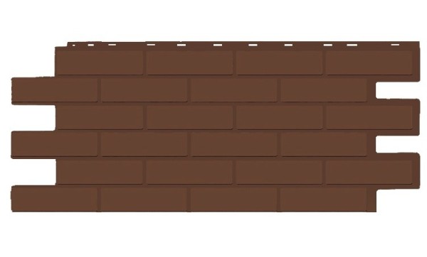 Фасадная панель T-Siding Кирпич Модерн Эко Браун купить в Симферополe