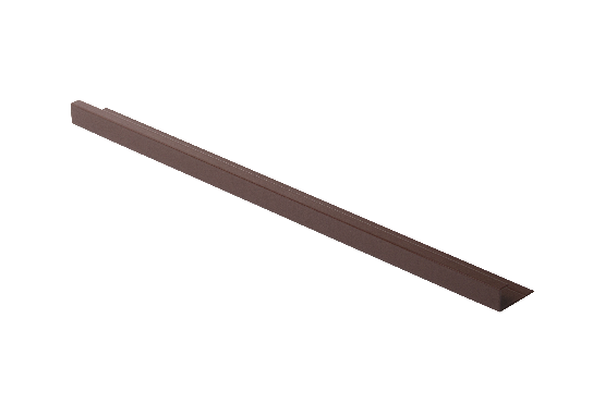 Профиль финишный,алюминиевый, бурый купить в Симферополe