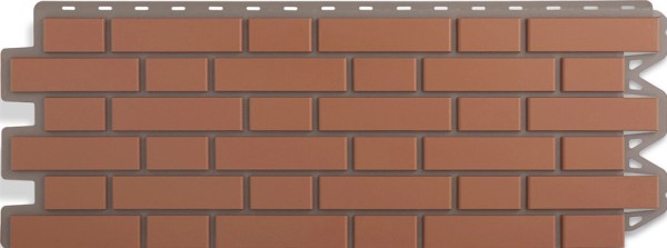 Фасадная панель Альта-Профиль, Кирпич Клинкерный, Красный купить в Симферополe