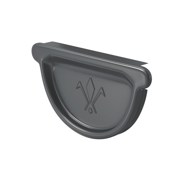 Водосток Aquasistem, система 125x90 - Заглушка универсальная с резиновым уплотнителем RR 23 Маренго купить в Симферополe