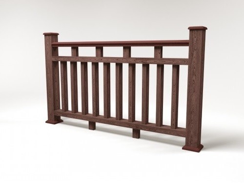 Ограждение из ДПК FG8 шоколад купить в Симферополe