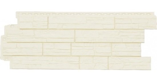 Фасадная панель Grand Line Сланец молочный купить в Симферополe