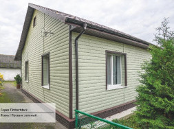 Сайдинг Виниловый Ю-Пласт, Timberblock (Тимберблок), Ясень прованс зеленый