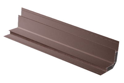 Угловой элемент внутренний,алюминиевый, бурый