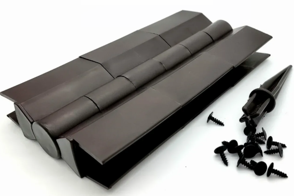 Угловой элемент поворотный, пластиковый от 60° до 300° для доски 225х30 мм из ДПК коричневый Holzhof  купить в Симферополe