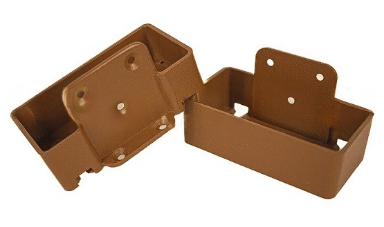 Крепление перил прямое из алюминия GardenParkett Орех купить в Симферополe