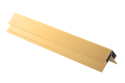 Угловой элемент наружный, 60х17,5х3000 мм, алюминиевый, бежевый