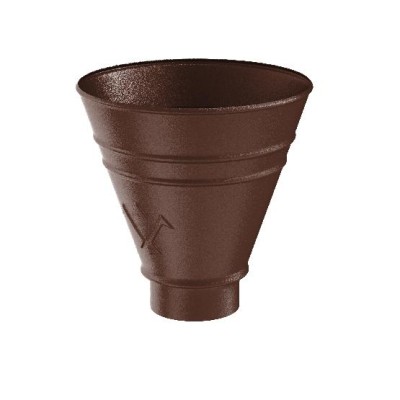 Водосток Aquasistem, Система 150/100 - Воронка водосборная круглая RAL 8017 Коричневый matt