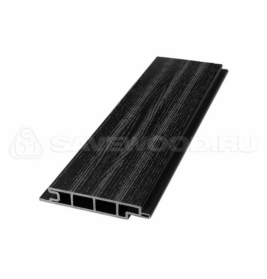 Террасная доска из ДПК SW Padus радиальный распил «SaveWood» черный купить в Симферополe
