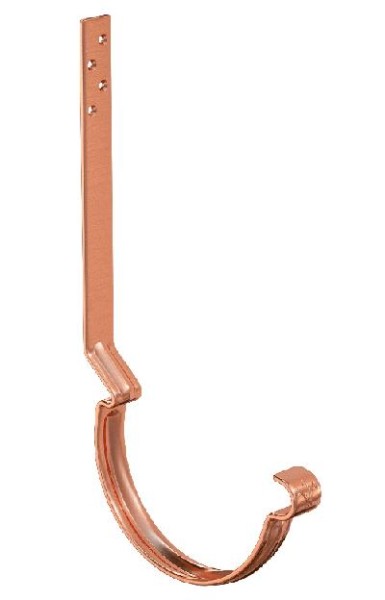 Водосток Aquasistem, система 150/100 - Крюк крепления желоба удлиненный (усиленный) медный купить в Симферополe